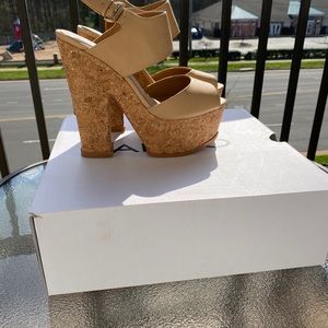 Aldo platform heels.